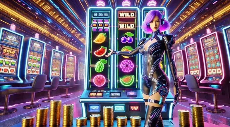Tampilan slot mobile DAN777 dengan panel reel berwarna